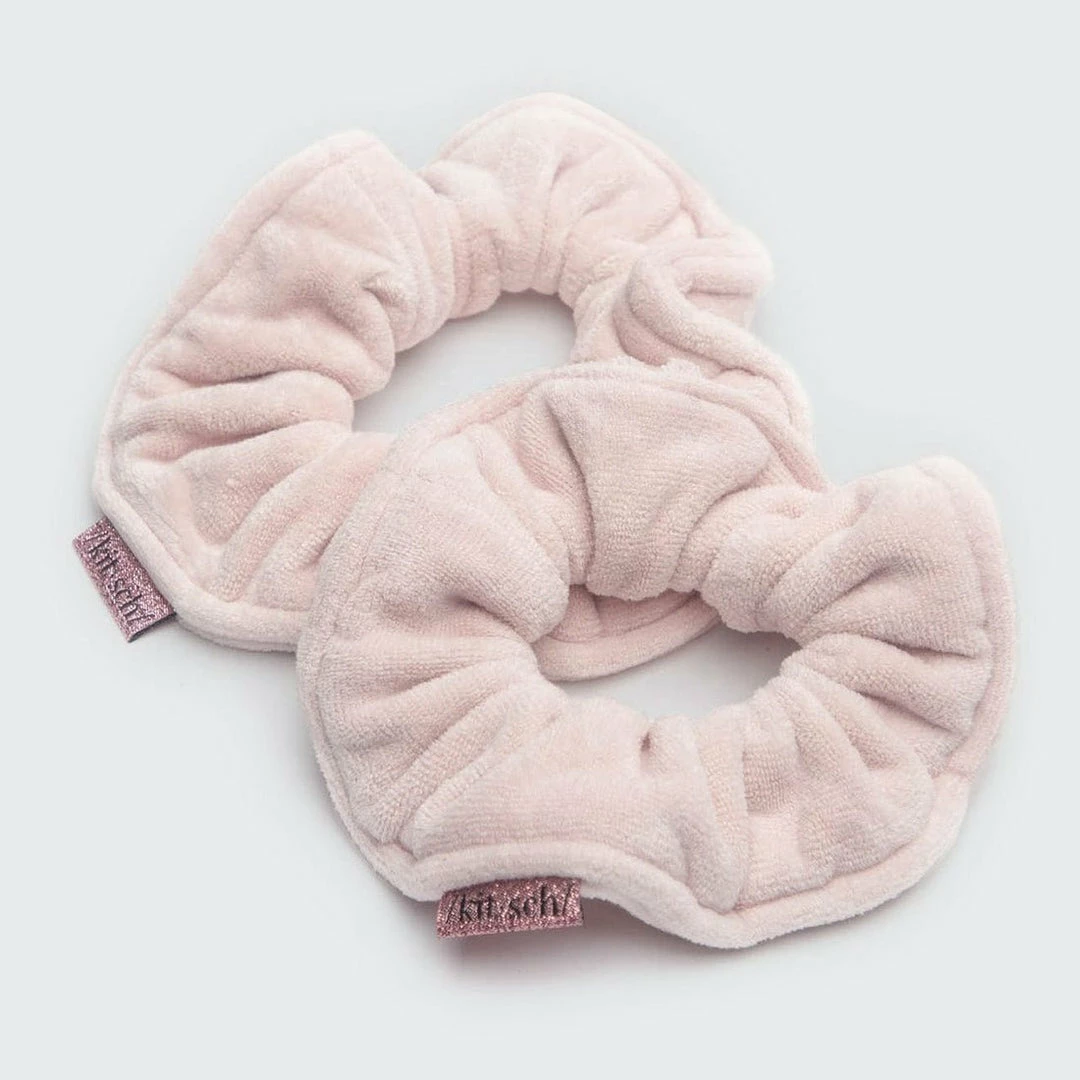 KITSCH Towel Scrunchies- Blush