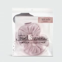 KITSCH Towel Scrunchies- Blush