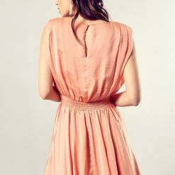 Mustard Seed Nathan Dress- Coral CLOTHING