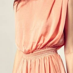 Mustard Seed Nathan Dress- Coral CLOTHING