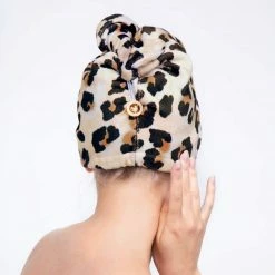 GIFTS KITSCH Hair Towel- Leopard