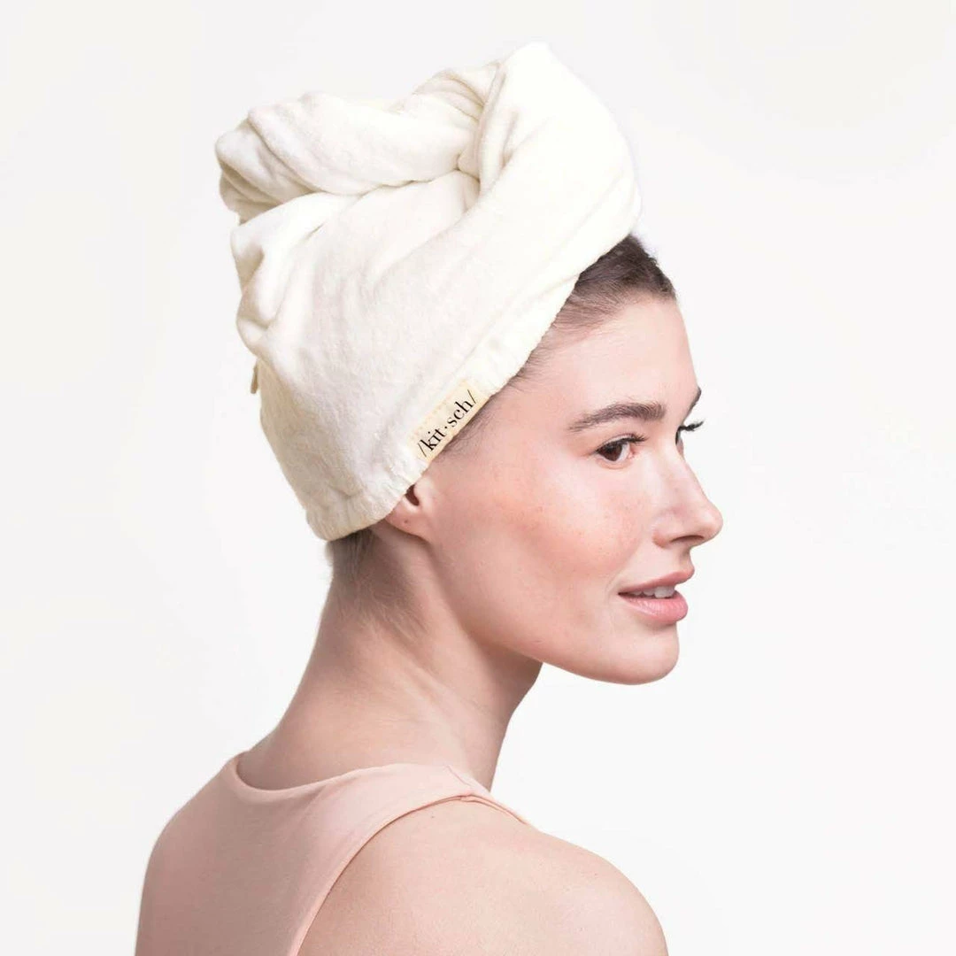 KITSCH Hair Towel- Ivory GIFTS
