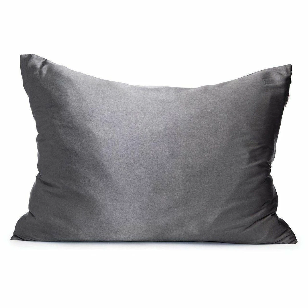 Vic GIFTS KITSCH Satin Pillowcases- Charcoal