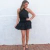 TCEC Pippa Dress- Black CLOTHING