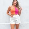 Cloud Ten CLOTHING Lila Top- Pink