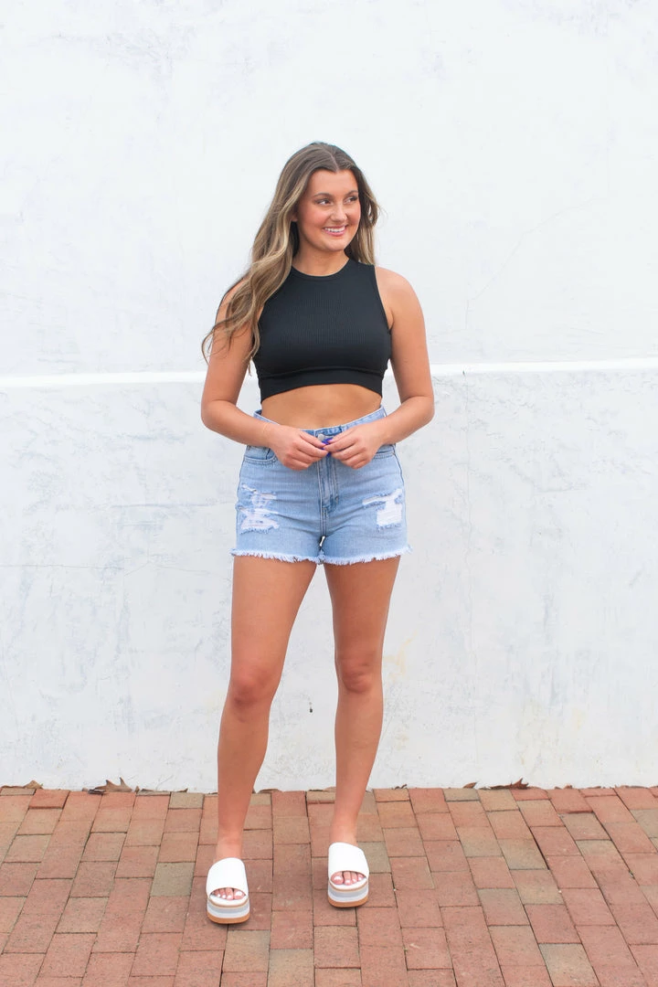 TIMING Luke Top- Black CLOTHING