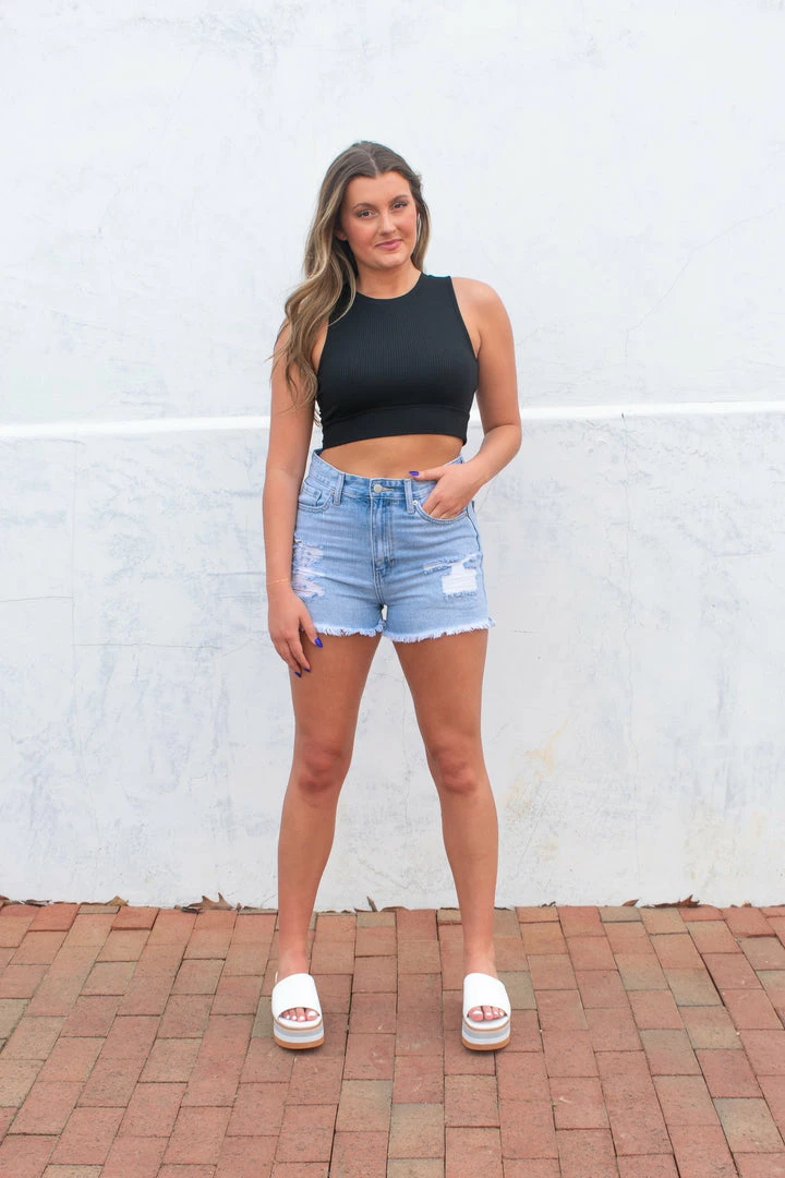 TIMING Luke Top- Black CLOTHING