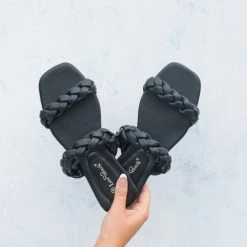 Shoe App Dash Sandal- Black SHOES