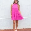 Entro Brandy Dress- Pink