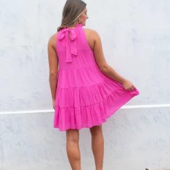 Entro Brandy Dress- Pink