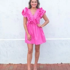 Entro Jayden Dress- Pink