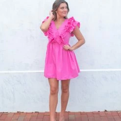 Entro Jayden Dress- Pink
