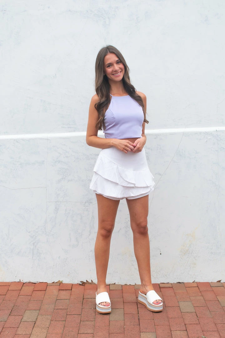 Do + Be Collection Marlow Skort- White