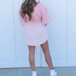 Peach Love California Cayden Shirt Dress