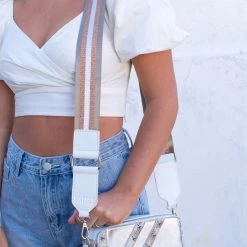 BAGS Vintage Havana Crossbody- Chrome Silver