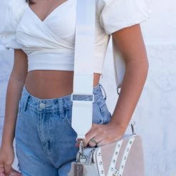 Vintage Havana Crossbody- Camel / White