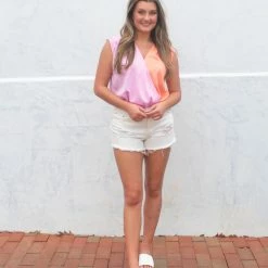 Entro CLOTHING Jamie Bodysuit- Peach