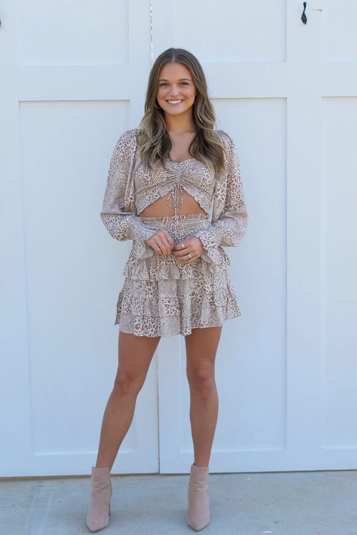 Olivaceous Heather Skirt