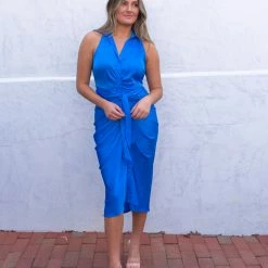 Do + Be Collection Holland Dress- Blue