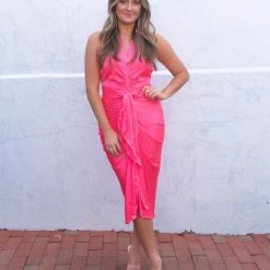 Do + Be Collection Holland Dress- Peach