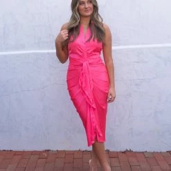 Do + Be Collection Holland Dress- Peach