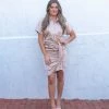 Do + Be Collection Bonnie Dress- Champagne CLOTHING