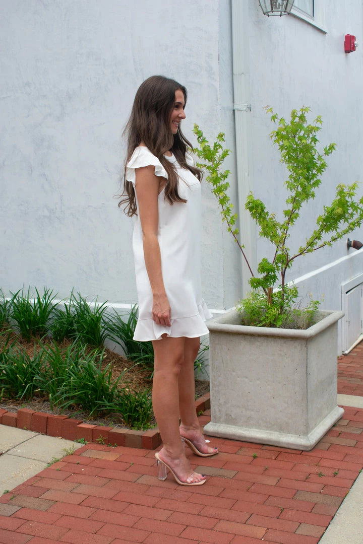 TCEC Meredith Dress- White