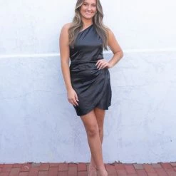 Lena Chandler Dress- Black