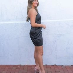 Lena Chandler Dress- Black