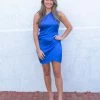 Lena CLOTHING Chandler Dress- Blue