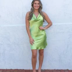 Lena CLOTHING Dani Dress- Green