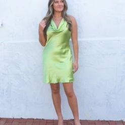 Lena CLOTHING Dani Dress- Green