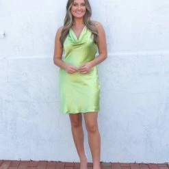 Lena CLOTHING Dani Dress- Green