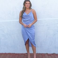Do + Be Collection CLOTHING Colleen Dress- Blue