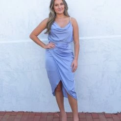 Do + Be Collection CLOTHING Colleen Dress- Blue
