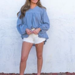 Ces Femme London Top- Blue