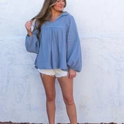 Ces Femme London Top- Blue