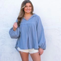 Ces Femme London Top- Blue