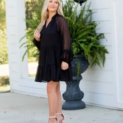 Lena CeCe Dress- Black