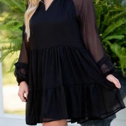 Lena CeCe Dress- Black