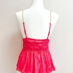 Do + Be Collection Maren Top- Pink CLOTHING