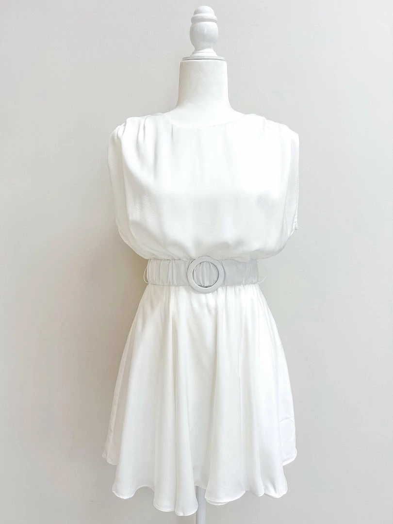 Mustard Seed Gabbi Dress- White