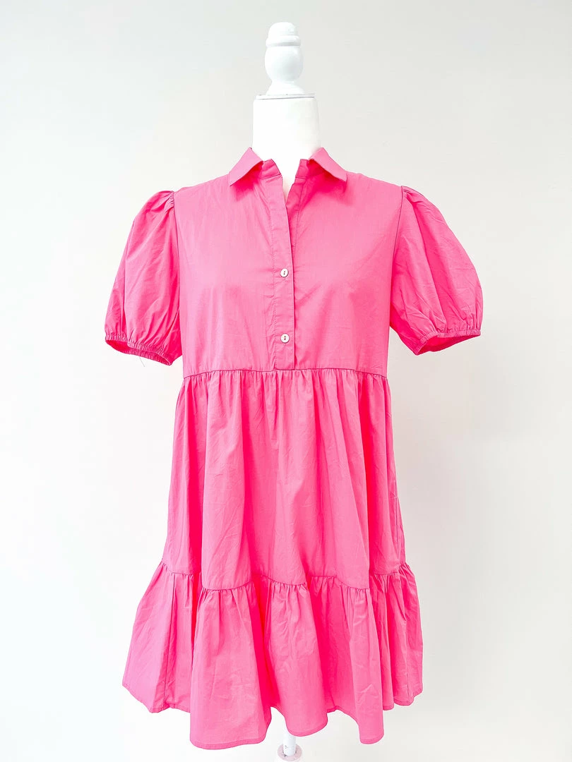 GLAM Kellen Dress- Pink