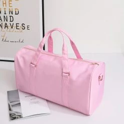 Vace Clothing VARSITY COLLECTION Light Pink Nylon Duffle
