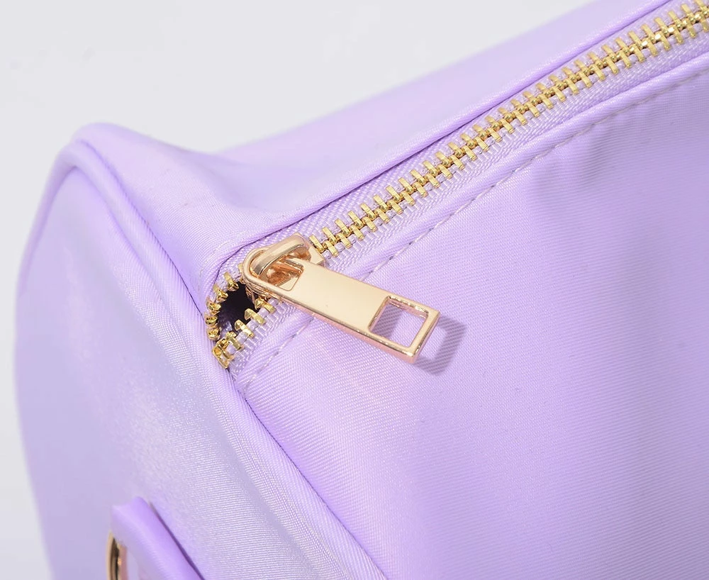 Beauty Stash VARSITY COLLECTION Lilac Nylon Duffle