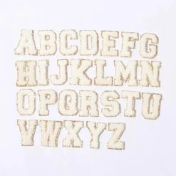 Beauty Stash Varsity Letters- Snow VARSITY COLLECTION