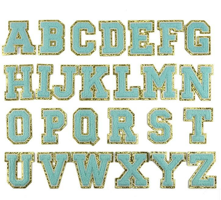 Beauty Stash VARSITY COLLECTION Varsity Letters- Blue