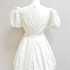 Vintage Shop Molly Dress- White CLOTHING