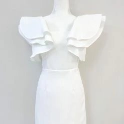 Mustard Seed Mallory Dress- White CLOTHING