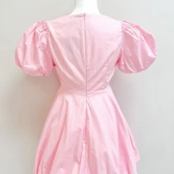 Vintage Shop Molly Dress- Pink CLOTHING